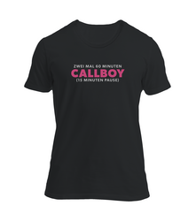 Männer T-Shirt "CALLBOY" schwarz