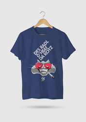 T-Shirt "Des Radl g’heat da Kotz" dunkelblau