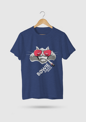 T-Shirt "Bowie" blau