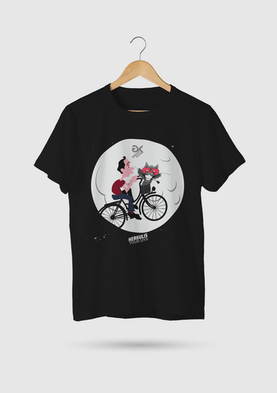 T-Shirt "Kulis Mond" schwarz