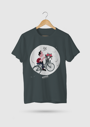 T-Shirt "Kulis Mond" grau
